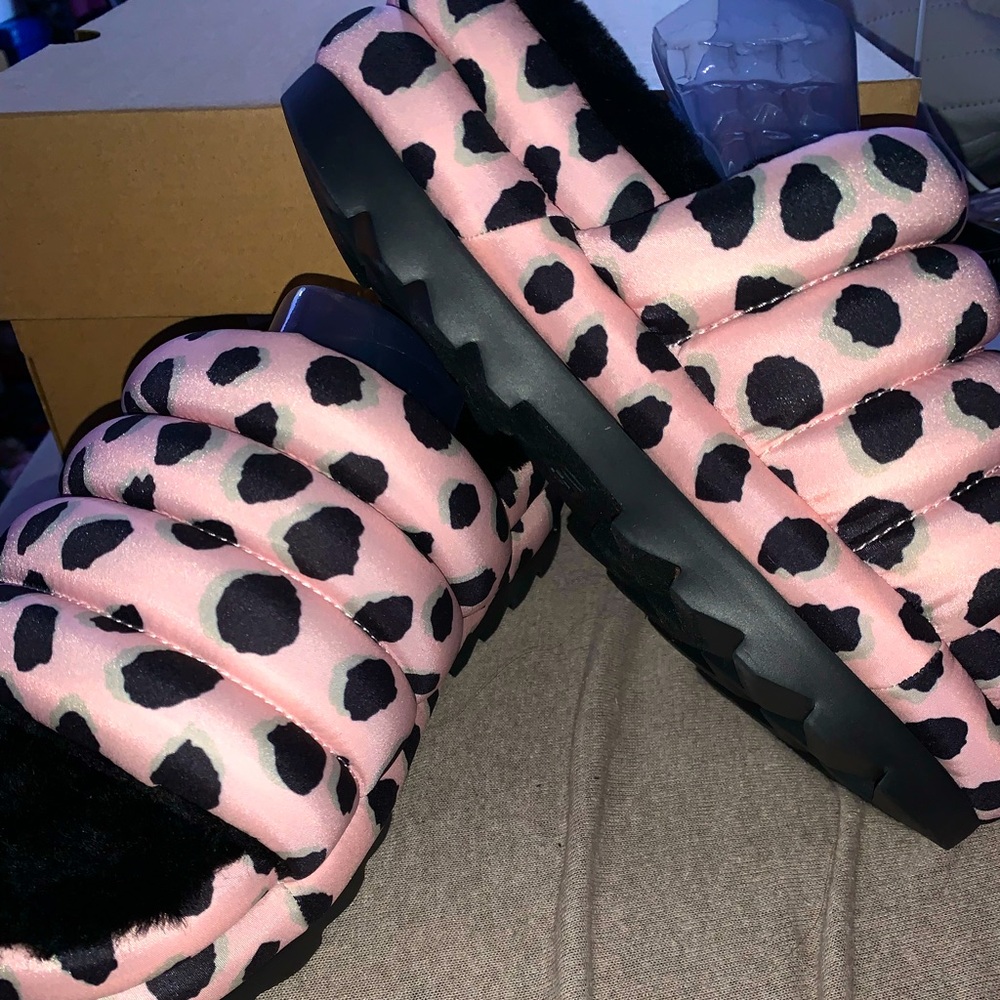 UGG Cheetah Print Maxi Slides Sz. 7 Women’s New in Box